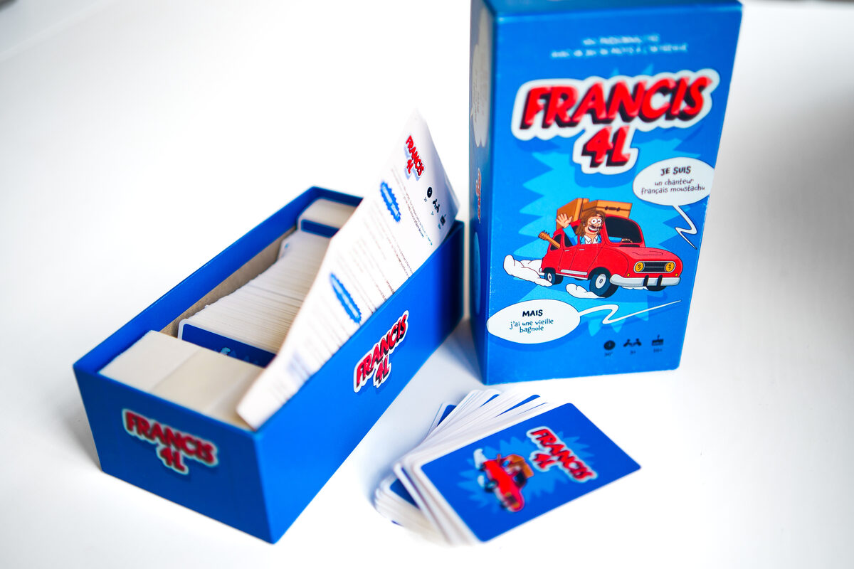 La boîte Francis 4L ouverte